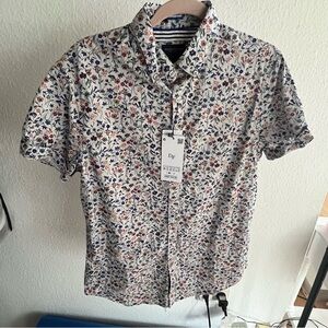 NEW Denim & Flower Men's Floral Pattern Shirt